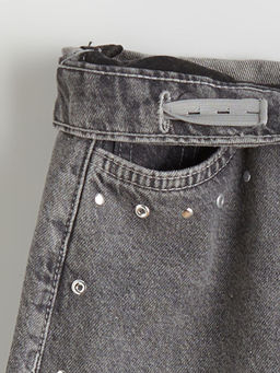 Wideleg K?z ?ocuk Jean Pantolon