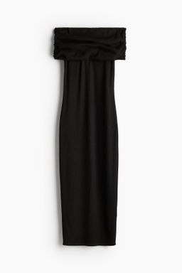 Vestido off-the-shoulder - H&m фото 7