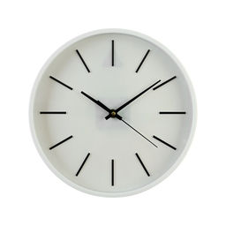 Часы настенные интерьерные «Терапо», плавный ход, d=27.5 см, АА, белые