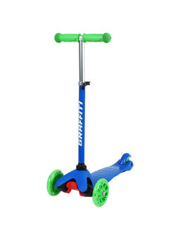 Самокат GRAFFITI, колёса световые PU 110/75 мм, ABEC 7, цвет синий