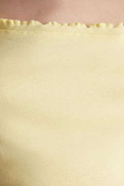 TRENDYOLMILLA Pembe Karyoka Dikisli Fitted/Vucuda Oturan Orme Atlet TWOSS25AL00024  фото 10