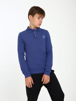 Рубашка-поло "Павел" индиго