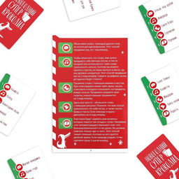 Настольная игра на объяснение слов Новогодний суперкрокодил, 100 карт - Лас играс фото 6