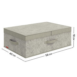 VAL MM-BOX-LD Короб стеллажный с двойной крышкой, 58*40*18 см, MONET MORNING, шт - Valiant фото 2