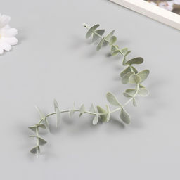 Цена за 5 шт. Декор для творчества "Веточка эвкалипта" 28 см