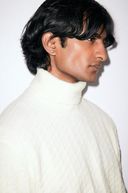 Jersey de cuello alto Regular Fit - H&m фото 4