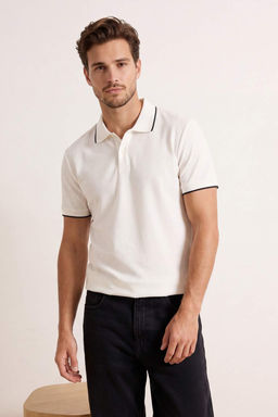 Tas Regular Polo Yaka Duz Polo Yaka T-shirt TMNSS26PO00020