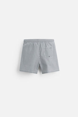 REGULAR STRIPE SEERSUCKER SWIMMING TRUNKS - Zara фото 2