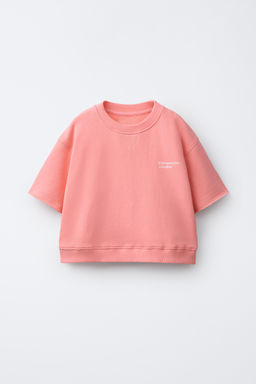 CAMISETA FELPA JOGGING / Naranja