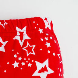 Штанишки Крошка Я Happy, рост 86-92 см, красный  фото 2