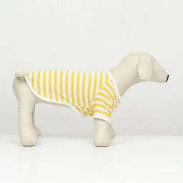 Футболка для животных, M (ДС 30, ОГ 42 см), жёлтая - Simaland фото 2