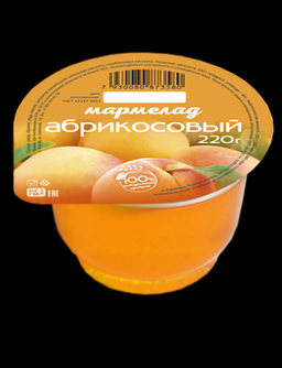 Мармелад Абрикосовый 220 гр / пластик