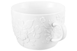 Чашка для капучино и кофе латте 500 мл 15*12,8*8,5 см "Цветущая сакура"+ дерев. подставка