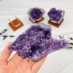Друза Аметиста на подставке - Радуга самоцветов фото 5