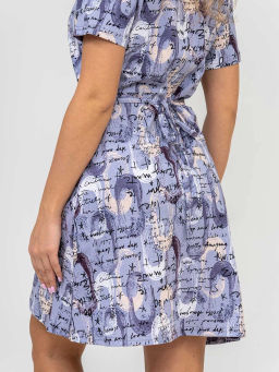 Халат женский, цвет фиолетовый