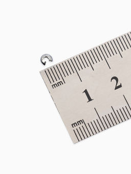 Цена за 2 шт. Набор для создания украшений "База" тросик, кримпы, шапочка, протектор, кольца, 61 пред, цв серебро