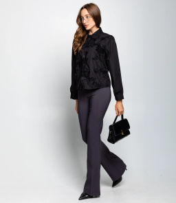 Блуза #КТ3018 (1), чёрный