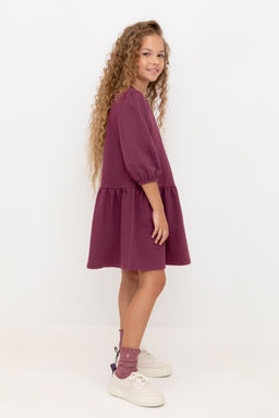 Crockid _ КР 5898/насыщенная клюква к499 платье для дев  фото 3