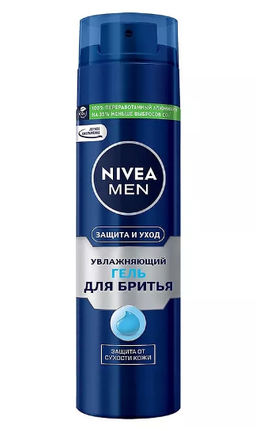 NIVEA FOR MEN д/бритья гель 200мл Увлажняющий