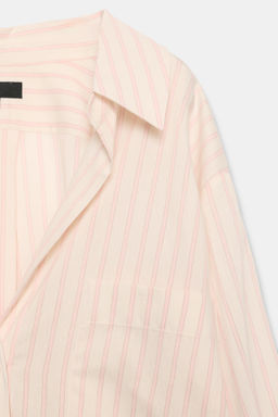 CAMISA RAYAS ZW COLLECTION / Rosa / Blanco - Zara фото 8