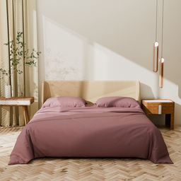 Постельное бельё Этель 1,5 сп Twilight Mauve 143х215, 150х215, 50х70+3-2 шт, мако-сатин, 114г/м2  фото 10