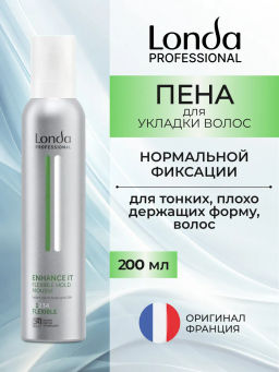 -18% Пена для укладки волос нф Volume ENHANCE IT, 200 мл Londastyle