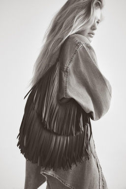 FRINGED TOTE BAG