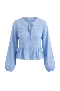 Mavi Oversize Boho Dokum G_mlek TWOSS26GO00233 - Trendyolmilla фото 5