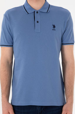 Erkek Slim Fit Polo Yaka Koyu Mavi Basic Ti__rt Sepette S_rpriz _ndirim - U.s. polo assn фото 7