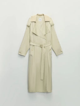 Плащ с акцентным воротником ZR2604102213-60 / Zarina  фото 8