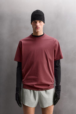COTTON BLEND TECHNICAL T-SHIRT - Zara фото 2