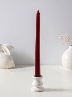 Цена за 2 шт. Свеча античная 25 см, 58 гр, 7 ч, цв. бордовый