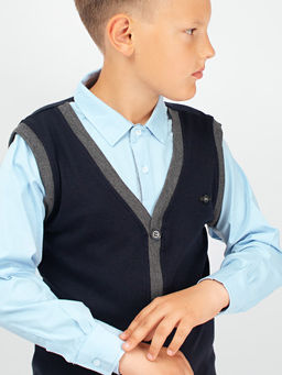 Джемпер-обманка для мальчика Соль&Перец уценка  фото 2