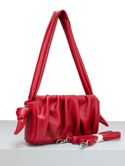 LACCOMA сумка Алиса-23-L815 красный эко кожа хлопок фото 2