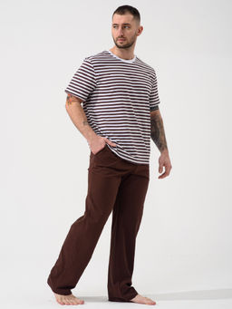 Пижама 100% хлопок Полоса - Оптима фото 4