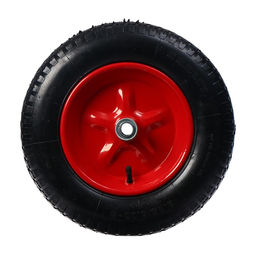 Колесо пневматическое, d=360 мм, ступица: диаметр 20 мм, длина 90 мм