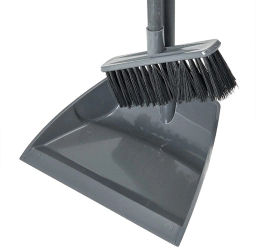 Набор Ленивка щетка для пола с совком Etna (серый) - Idiland фото 5