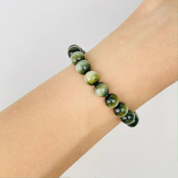 Браслет из Соколиного глаза 18 см