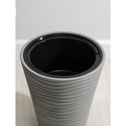 Кашпо для цветов со вставкой «Дюна», 19.5 л, серое