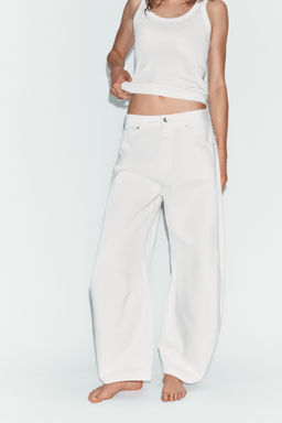 TRF BALLOON MID-WAIST JEANS - Zara фото 20