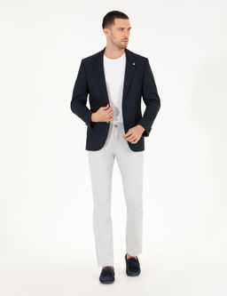 A__k Gri Regular Fit Kanvas Pantolon - Pierre cardin фото 8