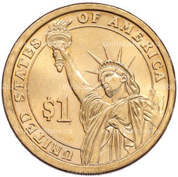 Монета 1 доллар 2008 года (P) США 6-й президент США Джон Куинси Адамс