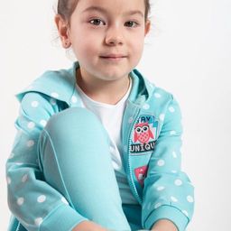CRB wear/CWKG 62827-49-284 Толстовка для девочки, светло-бирюзовый/Ex.Cherubino  фото 5