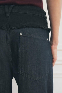 ZW COLLECTION BARREL MID-RISE JEANS - Zara фото 6