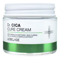 Dr. Cica Cure Cream - Антивозрастной смягчающий крем для лица с Центеллой азиатской, 70 мл