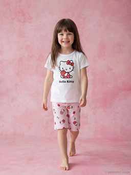 Пижамный комплект Hello Kitty с шортами для девочек