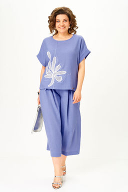 Костюм Michel Chic 1451 пыльно-васильковый  фото 4