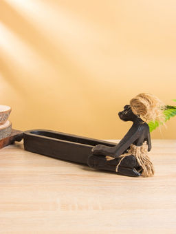 Сувенир «Абориген с корытом», 30×10×13 ±/- 1 см, дерево