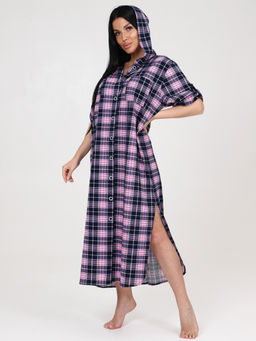 5116 ПЛАТЬЕ (Розовая клетка) - А-дина фото 5