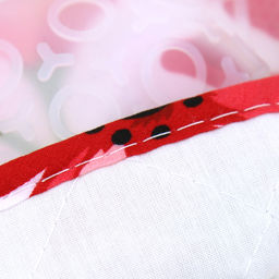 Прихватка-варежка (рукавица) силиконовая 23х18,5х1,5см, подкладка хлопок с ватином, цвета микс (Китай) - Домашняя мода фото 4